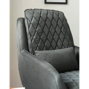 Fauteuil Belrose III Microvezel - donkergrijs