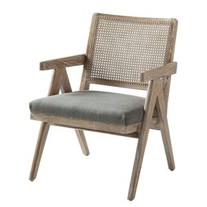 Fauteuil Ruber Tissu - Gris