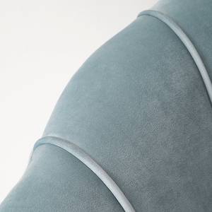 Fauteuil Lunawanna Velours - Bleu acier