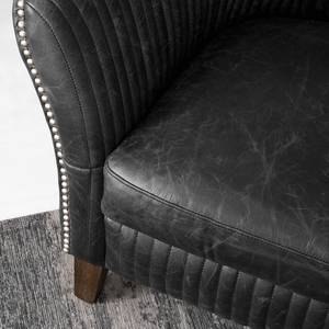 Fauteuil Membre II Cuir véritable - Noir