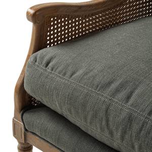 Fauteuil Derventa Tissu - Gris foncé