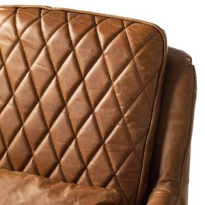 Poltrona Belrose II Vera pelle - Cognac