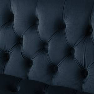 Sofa Reynella II (3-sitzer) Samt - Marineblau