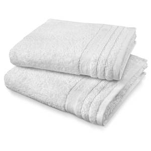 Handdoek Brockman katoen - gebroken wit - Gebroken wit