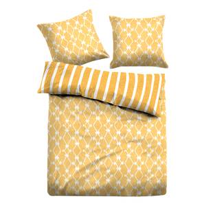 Parure de lit Dinant Coton - Jaune - Jaune - 155 x 220 cm + oreiller 80 x 80 cm