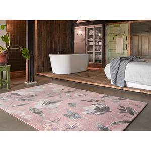 Tapis Summer Breeze Tissu - Rose / Blanc - 80 x 150 cm