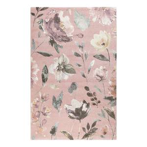 Tapis Summer Breeze Tissu - Rose / Blanc - 133 x 200 cm