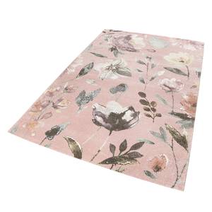 Tapis Summer Breeze Tissu - Rose / Blanc - 133 x 200 cm
