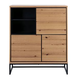 Highboard Frahan Wildeiche / Schwarz