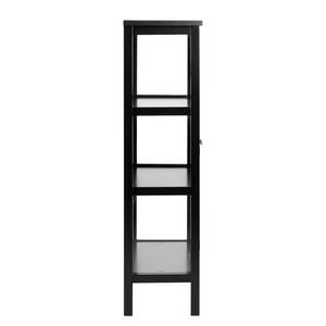 Vitrine Nasir I Noir - Hauteur : 137 cm