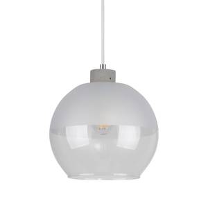 Hanglamp Fresh III melkglas/beton - 1 lichtbron