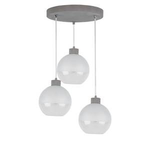Hanglamp Fresh IV melkglas/beton - 1 lichtbron