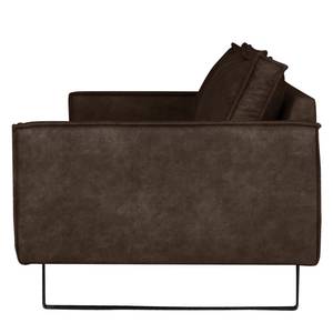 Ensemble de canapés Liel - 3-2 Microfibre Priya: Marron foncé