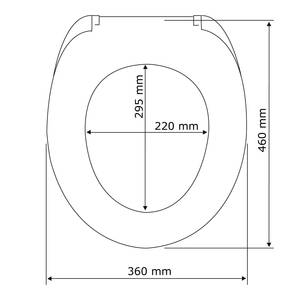 Wc-bril Habos thermoplast - wit