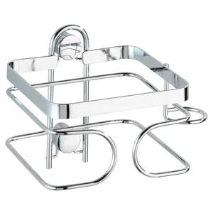 Haartrocknerhalter Premium Edelstahl rostfrei - Silber