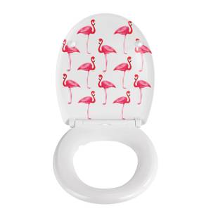 Siège WC Flamingo Résine - Multicolore