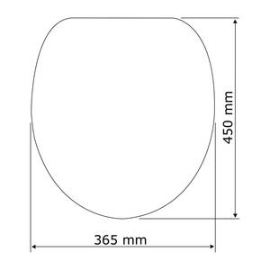 WC-Sitz Cement Thermoplast - Mehrfarbig