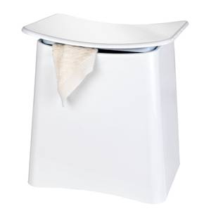 Tabouret de salle de bain Wing Polyester - Blanc