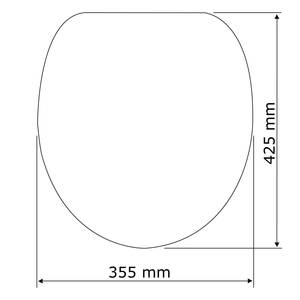 WC-Sitz Buche MDF - Buchenfarbe