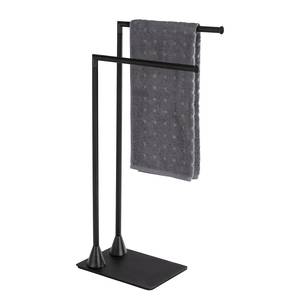 Porte-serviettes sur pied Hella Acier - Noir