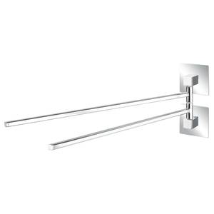 Porte-serviettes Turbo-Loc Quadro I Acier inoxydable / ABS - Chrome