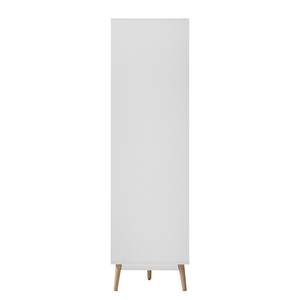 Armoire Sunndal Blanc - En partie en bois massif - 146 x 200 x 58 cm
