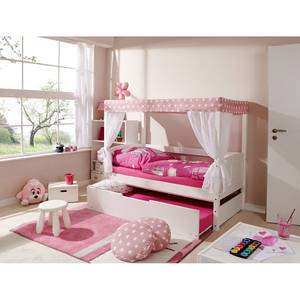 Hemelbed Mini Ster II gelakt massief grenenhout - wit