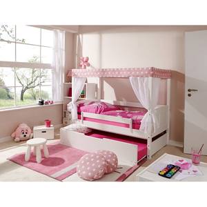 Hemelbed Mini Ster II gelakt massief grenenhout - wit