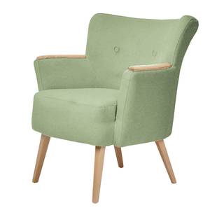 Fauteuil Sayda I Tissu structuré - Menthe