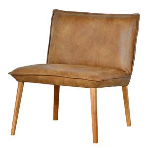 Fauteuil Vestbyen Cuir véritable - Cognac