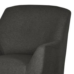 Fauteuil Coolbie II geweven stof - Donkergrijs