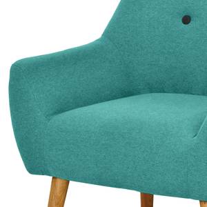 Fauteuil Coolbie III geweven stof - Turquoise