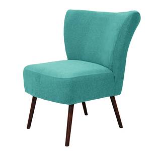 Fauteuil Kissing I Tissu - Turquoise