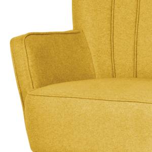 Fauteuil Pur III Tissu - Jaune maïs