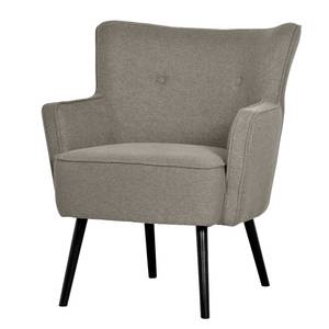 Fauteuil Kissing III geweven stof - Grijs