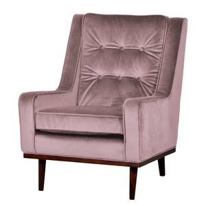 Fauteuil Pirapora fluweel - Mauve