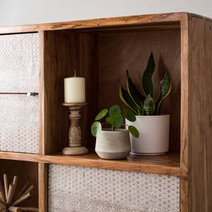 Credenza Buuda Acacia massello - Ecru / Acacia