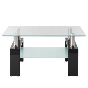 Salontafel Glassy glas - Hoogglans zwart