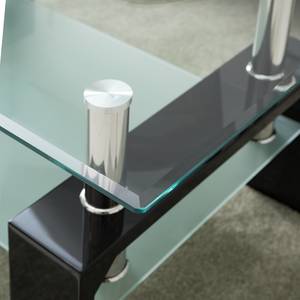 Salontafel Glassy glas - Hoogglans zwart