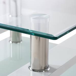 Tavolino Glassy vetro - Bianco lucido