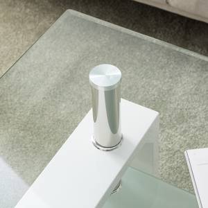 Tavolino da salotto Glassy vetro - Bianco lucido