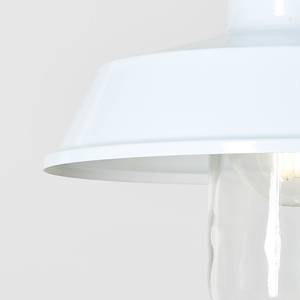 Wandlamp Kilkenny transparant glas/ijzer - 1 lichtbron - Pastelblauw