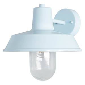 Wandlamp Kilkenny transparant glas/ijzer - 1 lichtbron - Pastelblauw