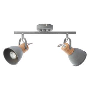 LED-plafondlamp Frieda I ijzer - Grijs - Aantal lichtbronnen: 2