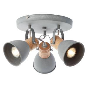 LED-plafondlamp Frieda II ijzer - 3 lichtbronnen - Grijs