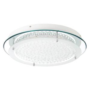 LED-plafondlamp Jolene transparant glas/ijzer - 1 lichtbron - Diameter: 45 cm