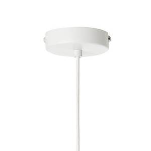 Hanglamp Billy staal - 1 lichtbron - Wit