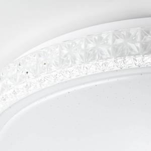 LED-plafondlamp Badria plexiglas/staal - 1 lichtbron - Breedte: 40 cm