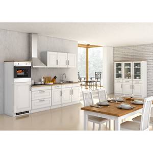 Küchenzeile Rom I (8-teilig) Weiß - Mit Elektrogeräten