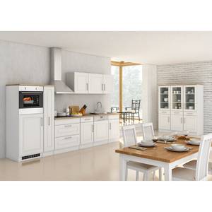 Küchenzeile Rom III (10-teilig) Weiß - Mit Elektrogeräten